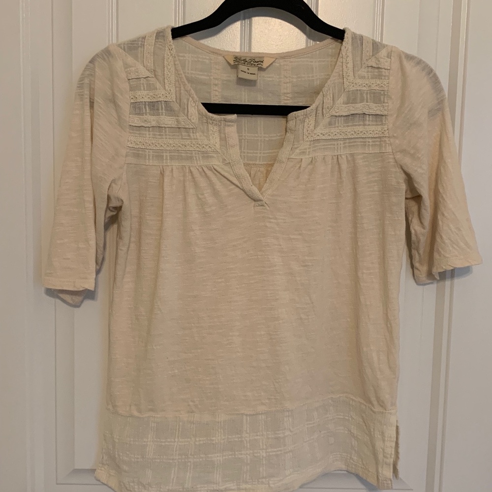 Lucky Brand cream coke top